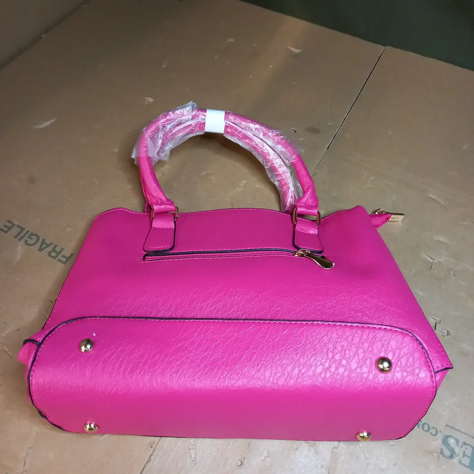 UNBRANDED PINK LEATHER BAG 