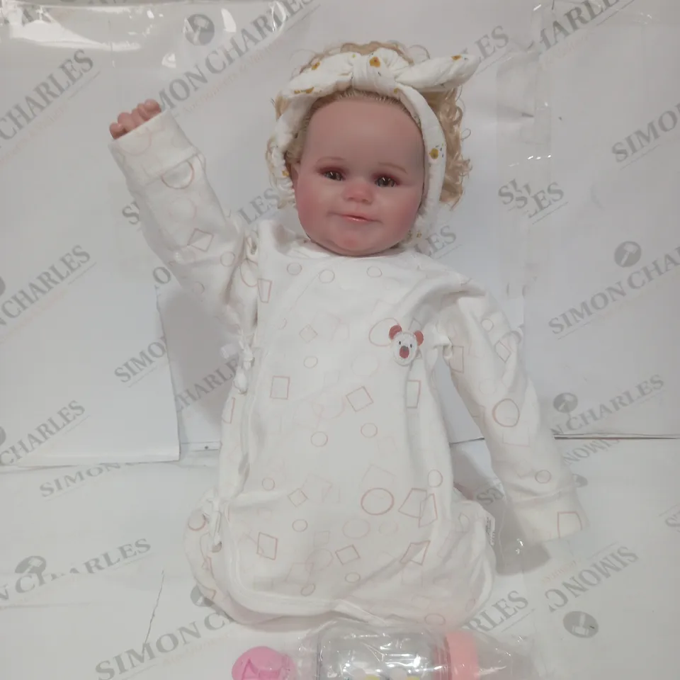 PYD REBORN BABIES WITH BOTTLE AND DUMMIE