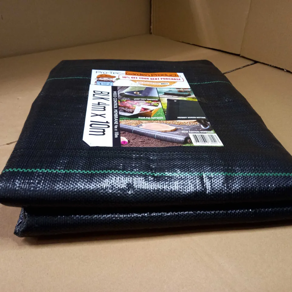 PRO TECH BLACK TARPAULIN APPROX 4MX10M