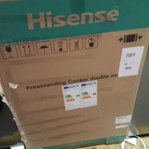 BOXED HISENSE HDE3211BWUK ELECTRIC COOKER WITH CERAMIC HOB 
