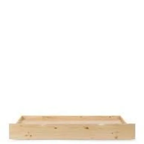 BOXED NOVARA KIDS TRUNDLE UNDER BED STORAGE DRAWER ADD ON - PINE (1 BOX)
