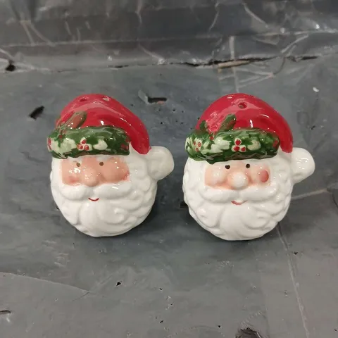 SEASONAL GIFT COMPANY SANTA SALT & PEPPER SHAKERS 