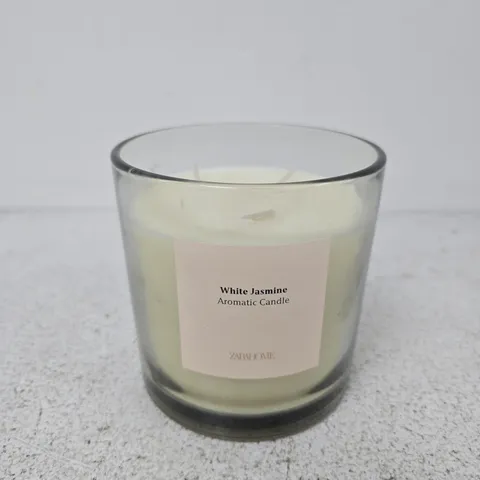 ZARA HOME WHITE JASMINE AROMATIC CANDLE