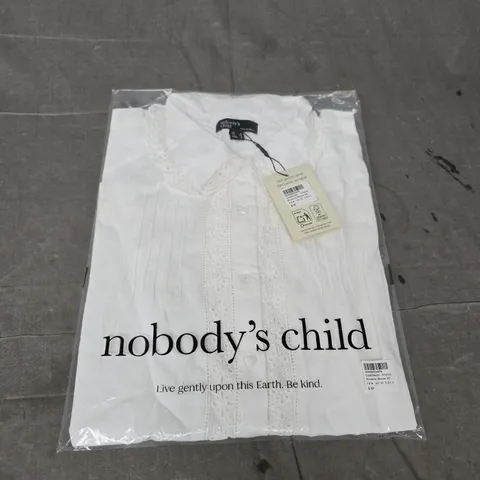 BAGGED NOBODYS CHILD BRODERIE BLOUSE - SIZE 8
