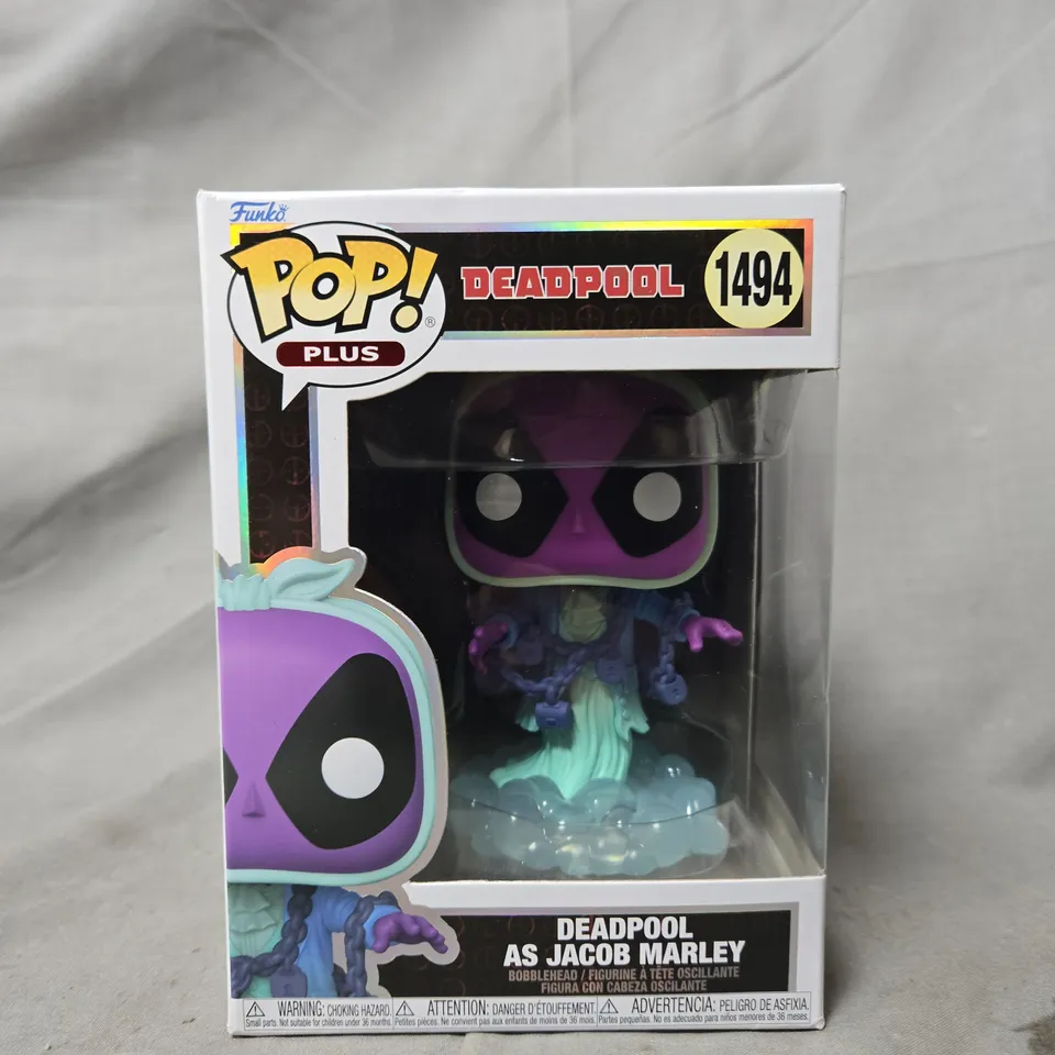 FUNKO POP! DEADPOOL AS JACOB MARLEY – BOXED FIGURE (NO. 1494)