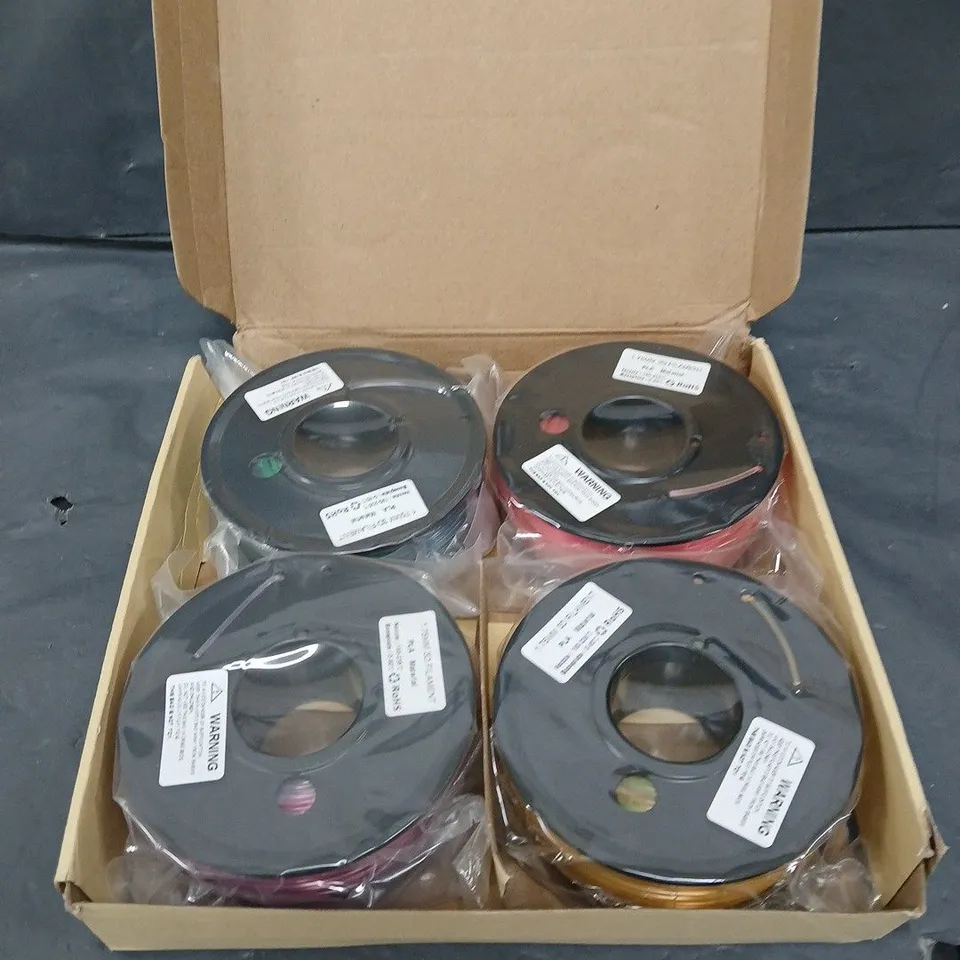 4 X 3D FILAMENT ROLLS ASSORTMENT 