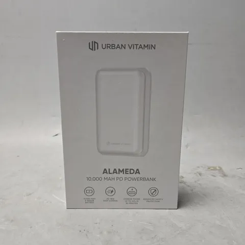 BOXED URBAN VITAMIN ALAMEDA 10000MAH PD POWERBANK