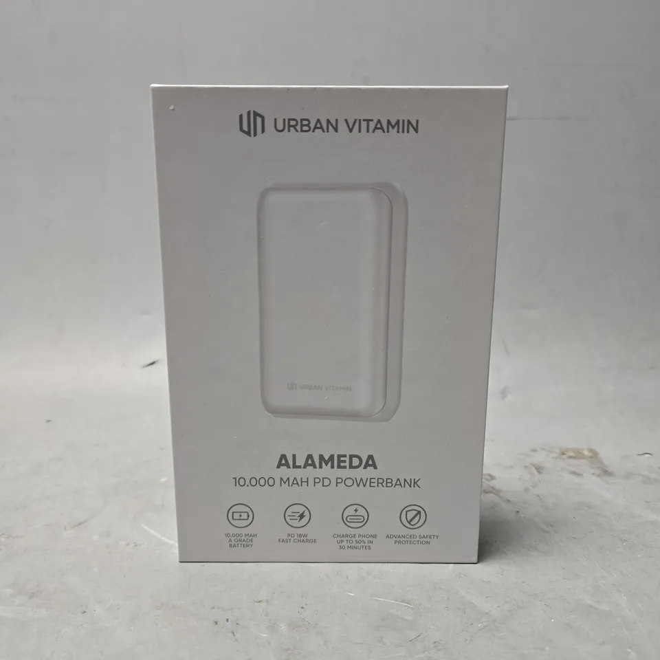 BOXED URBAN VITAMIN ALAMEDA 10000MAH PD POWERBANK 
