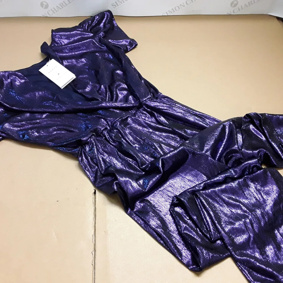 MONSOON CHILDREN PARTY PERFECT PURPLE PLAYSUIT - 14/15 YRS