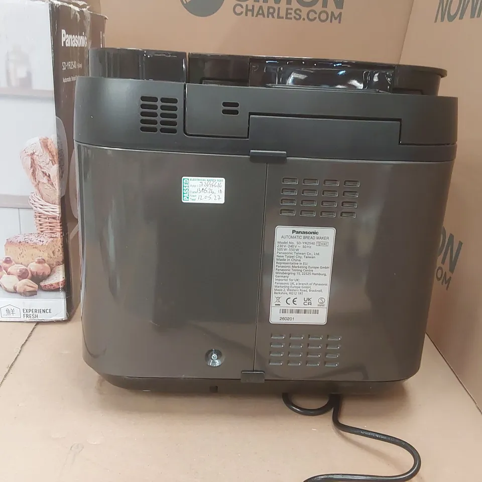 BOXED PANASONIC SD-YR2540 AUTOMATIC BREAD MAKER