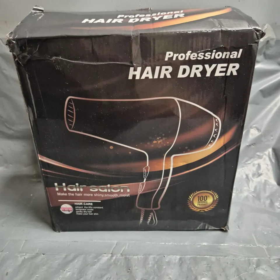BOXED PROFESSIONAL HAIR DRYER 