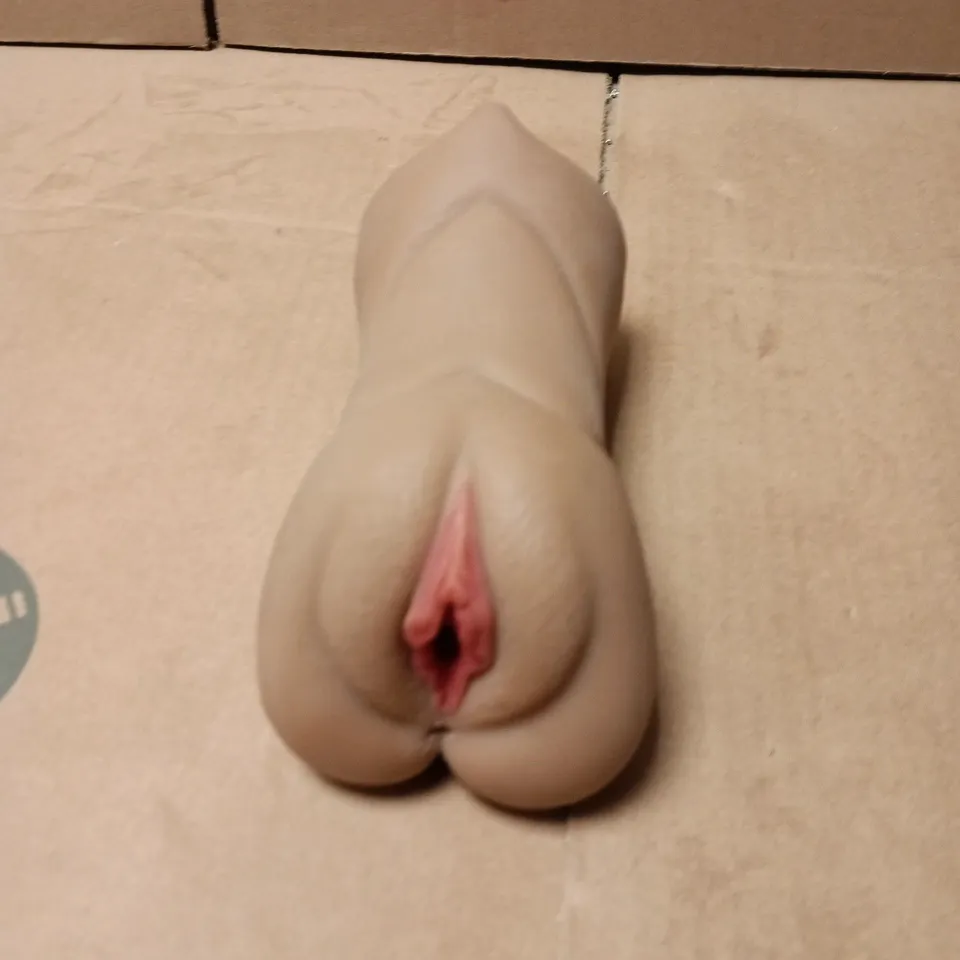 SILICON DUAL ENDED MALE MASTURBATION AID INCLUDES LIPS AND VAGINA