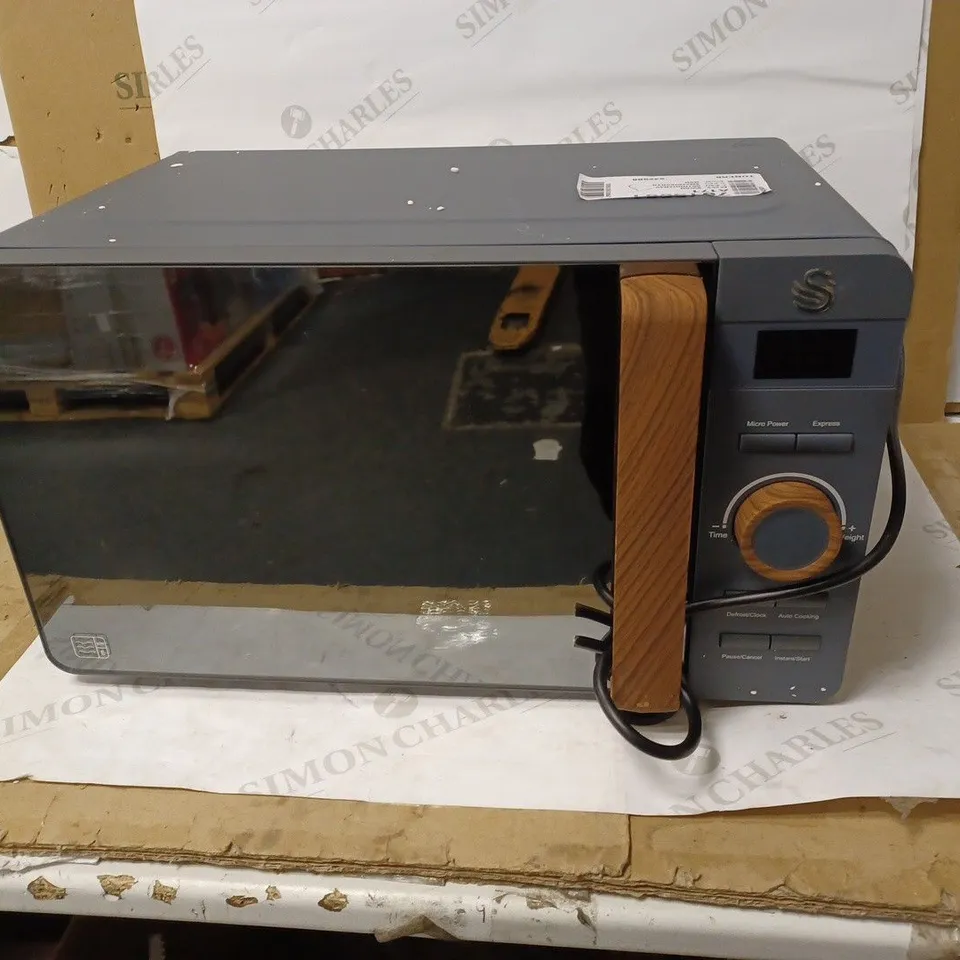 SWAN NORDIC DIGITAL MICROWAVE 800W SLATE GREY