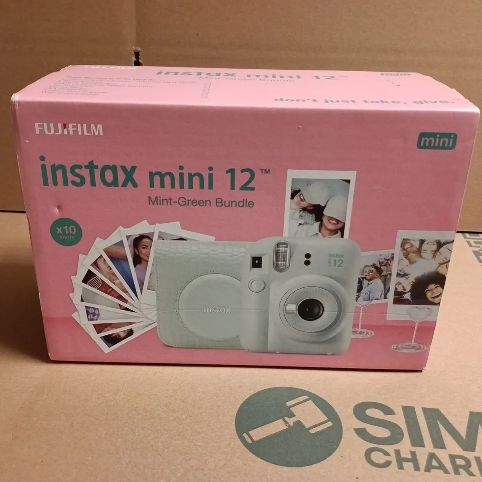 FUJIFILM INSTAX MINI 12 MINT-GREEN BUNDLE – BOXED