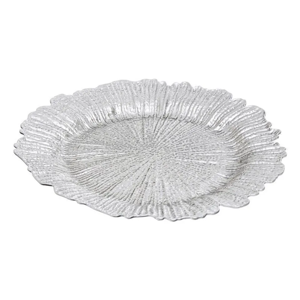 REEF CHARGER PLATE IN WHITE