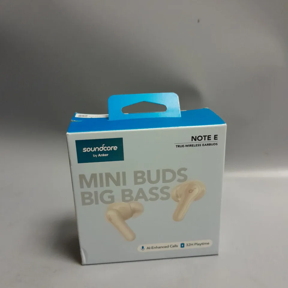 SEALED SOUNDCORE LIFE NOTE E WIRELESS BLUETOOTH EARPHONES - WHITE