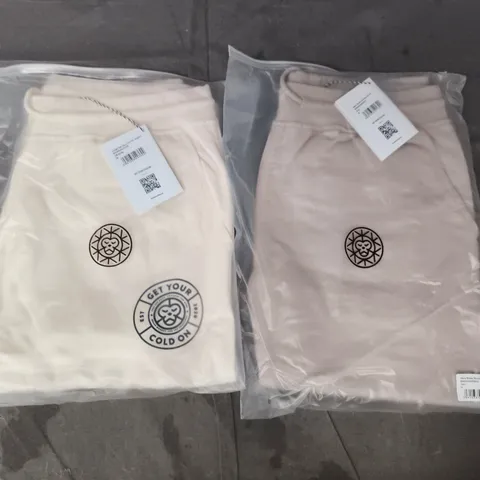 BOX OF APPROXIMATELY 12 ASSORTED BRASS MONKEY CLOTHING ITEMS TO INCLUDE JOGGERS AND SHORTS IN VARIOUS COLOURS AND SIZES