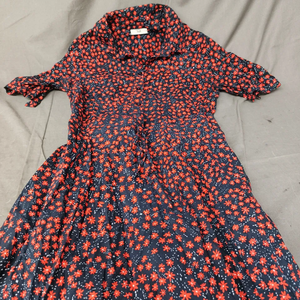 HUSH FLORAL PATTERN OCCASSIONAL DRESS - SIZE UNSPECIFIED