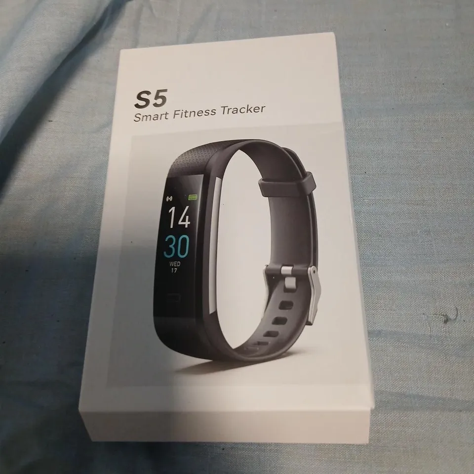 S5 SMART FITNESS TRACKER – BLACK WRISTBAND (BOXED)