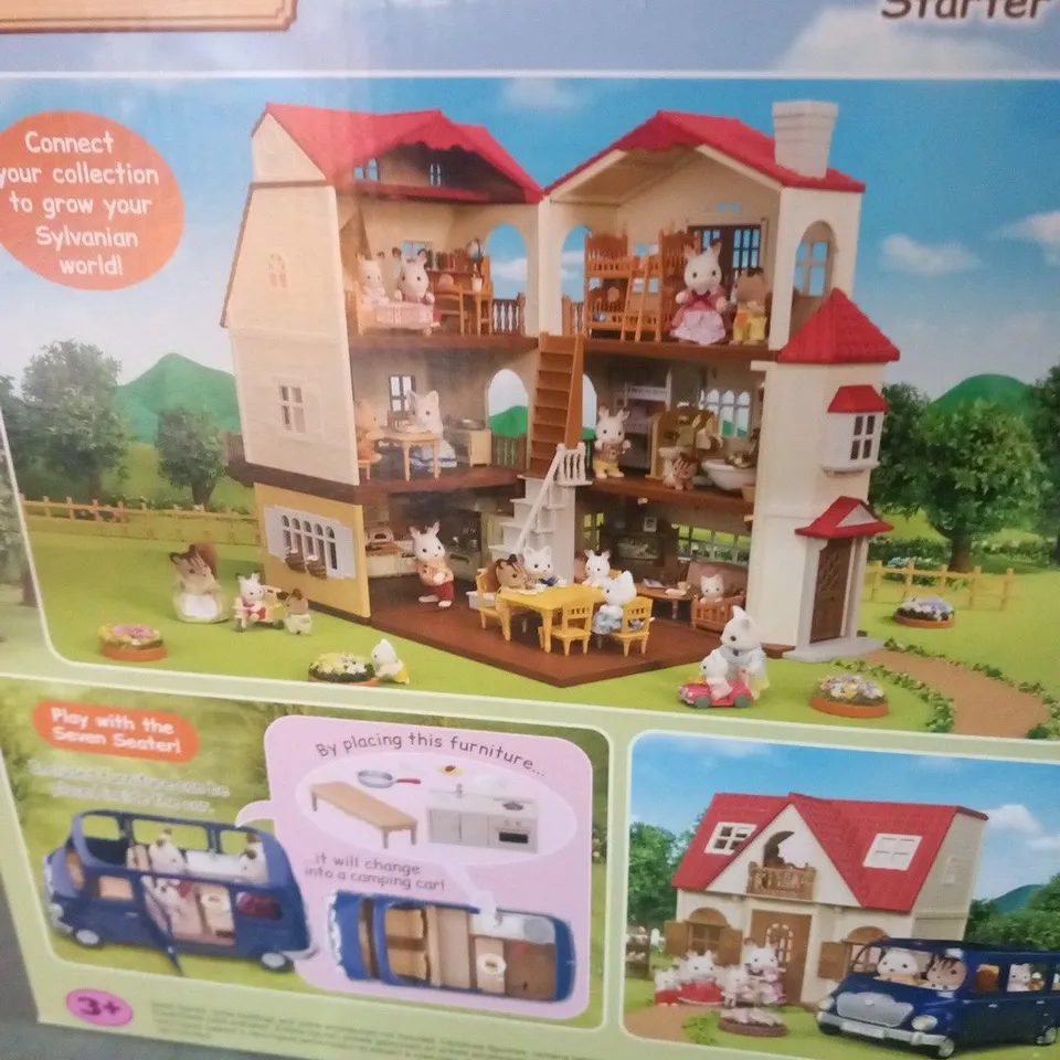 APPROXIMATELY 6 BRAND NEW BOXED SYLVANIAN FAMILIES RED ROOF COSY COTTAGE STARTER HOME