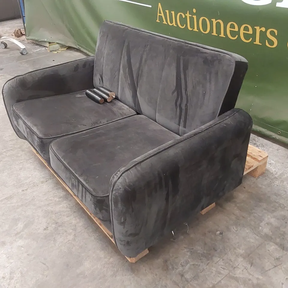 JENNIFER COMPACT FABRIC 2 SEATER SOFA RRP £299