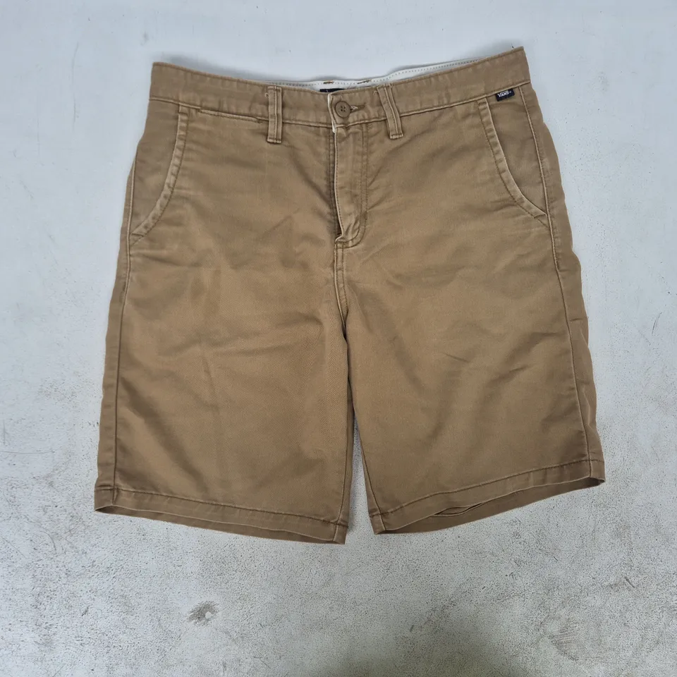 VANS SHORTS IN TAN SIZE 30