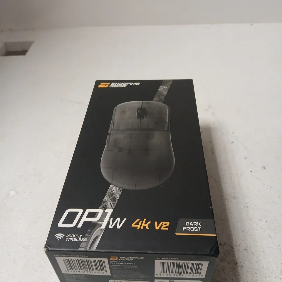 ENDGAME GEAR OP1W 4K V2 WIRELESS GAMING MOUSE – DARK FROST (BOXED)