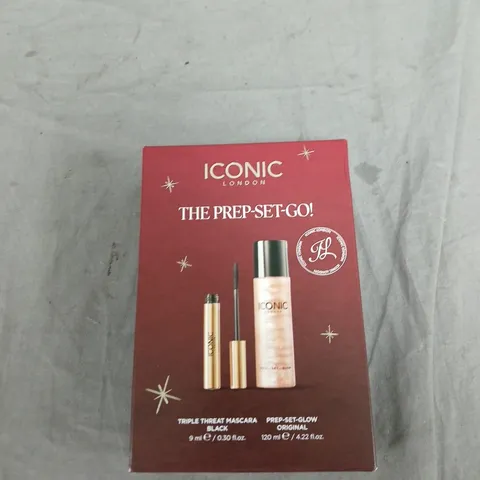 ICONIC LONDON THE PREP-SET-GO! MAKE-UP SET β MASCARA & PREP-SET-GLOW