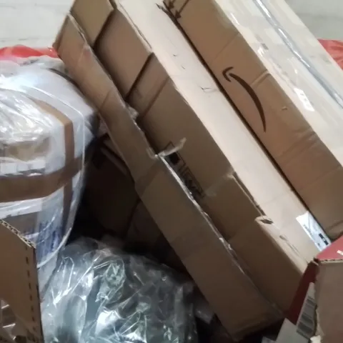 PALLET OF ASSORTED HOUSEHOLD GOODS AND PRODUCTS TO INCLUDE;WOODEN BABY WALKER,PHOTO FRAME,ETC