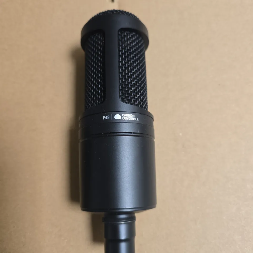 UNBOXED AUDIO TECHNIKA AT2020 CONDENSER MICROPHONE