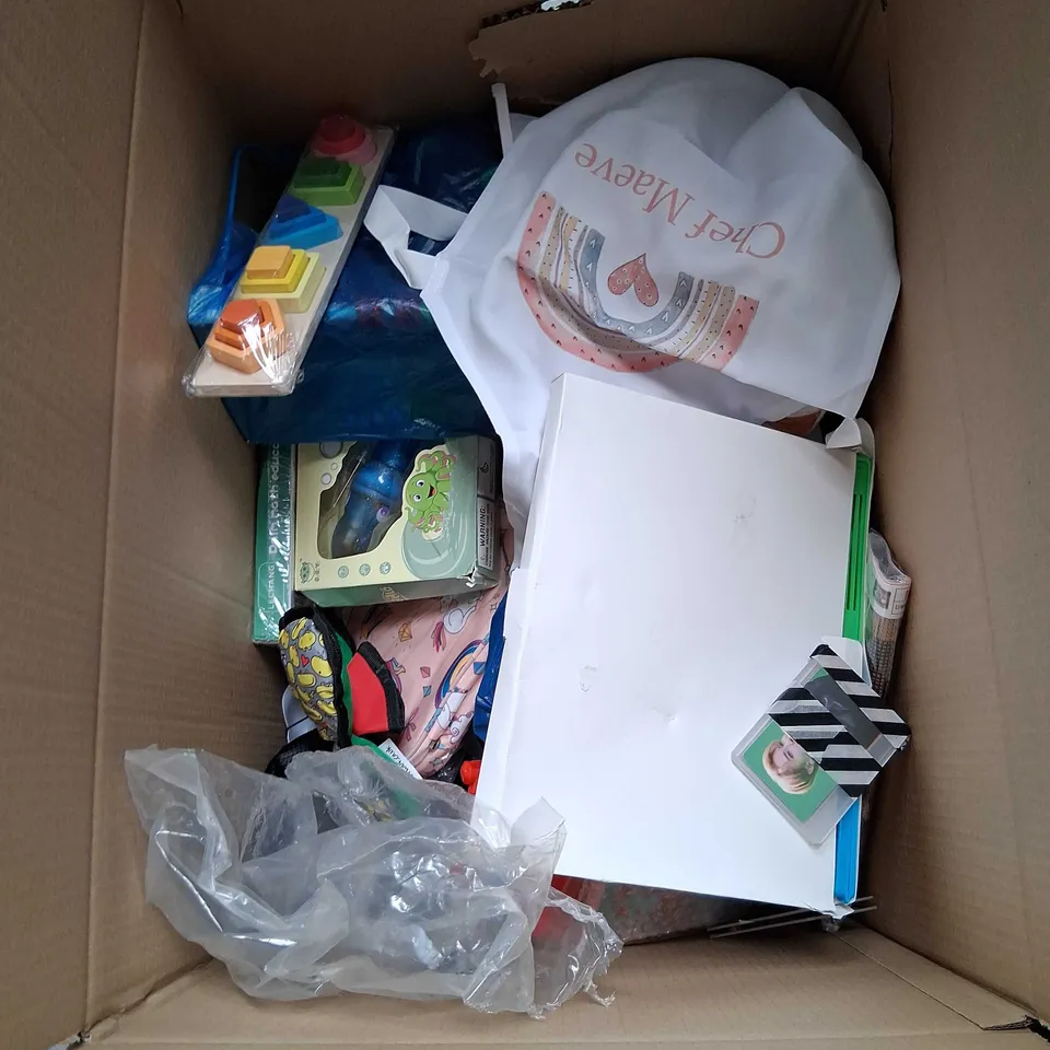 LARGE BOX OF ASSORTED TOYS AND ACCESSORIES