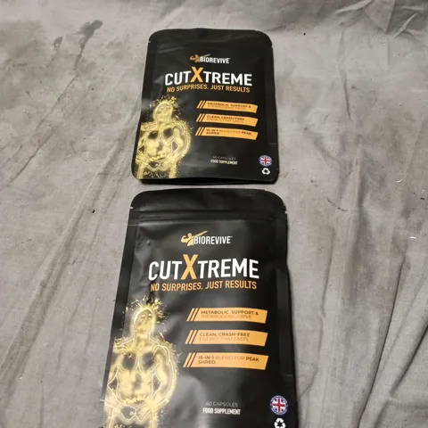 2 X BIOREVIVE CUTXTREME 60 CAPSULES FOOD SUPPLEMENT