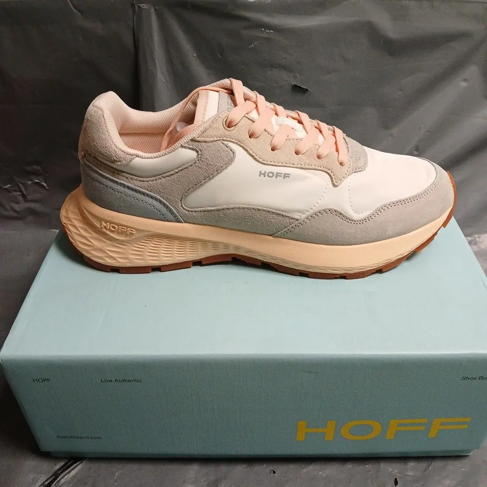 BOXED PAIR OF HOFF CITY MKII TOULOUSE TRAINERS - 7