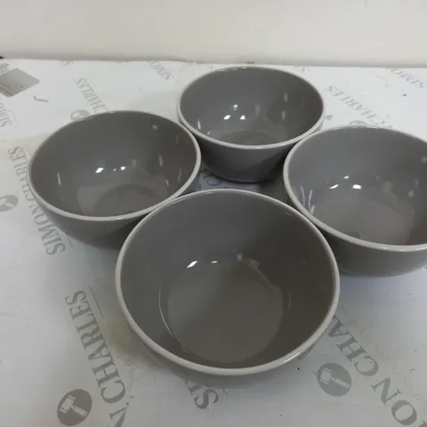 4PC GREY MAYFAIR DINNER SET - COLLECTION ONLY