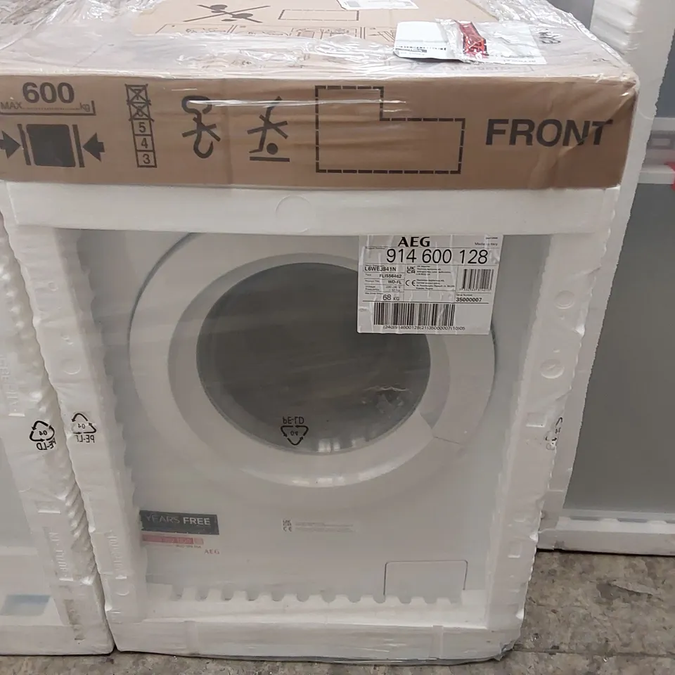 AEG PROSENSE® TECHNOLOGY L6WEJ841N 8KG / 4KG WASHER DRYER WITH 1600 RPM - WHITE - E RATED