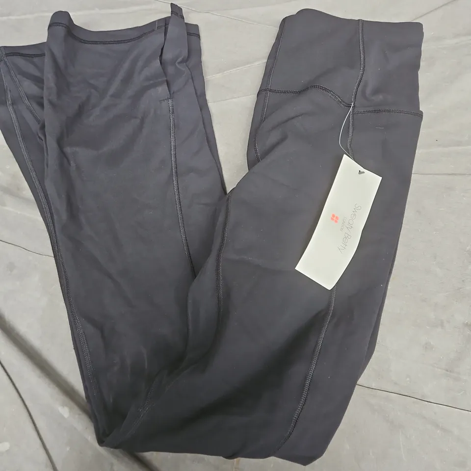 SWEATY BETTY SUPER SOFT FLARE 30" YOGA TROUSERS IN BLACK - SMALL