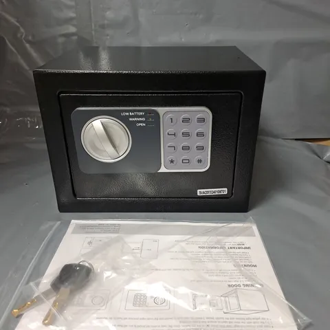 ELECTRONIC SAFE BOX WITH 2 KEYS