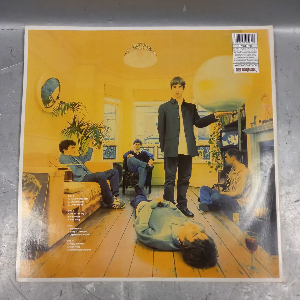 OASIS DEFINITELY MAYBE VINYL 