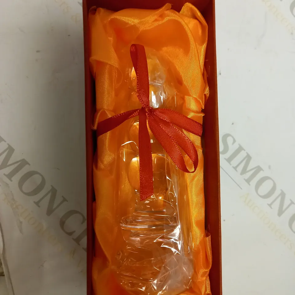 SEALED ROSE BASE GLASS ANAL BEADS