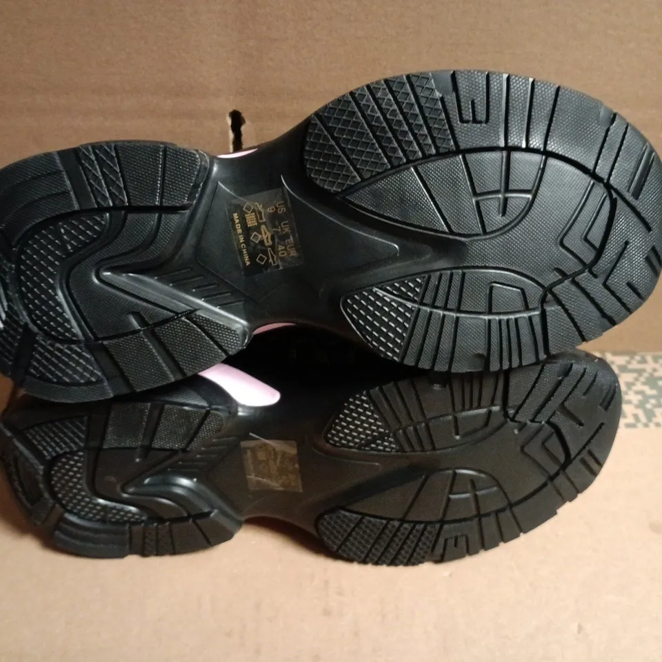 BOXED KOI RUNA RUFFLE BALLET MARY JANES IN BLACK, UK7