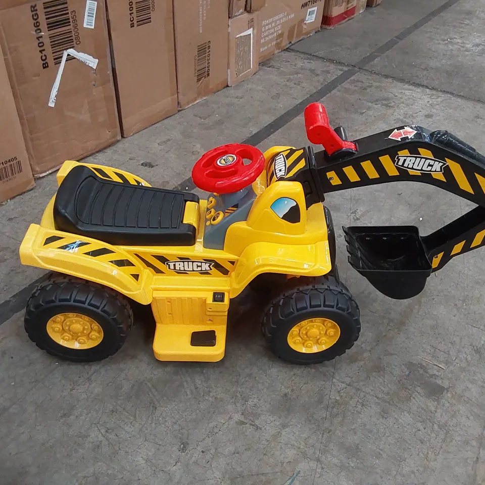 CHILDREN'S RIDE-ON DIGGER 