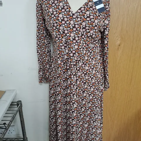 CREW CLOTHING WRAP JERSEY DRESS SIZE 12 