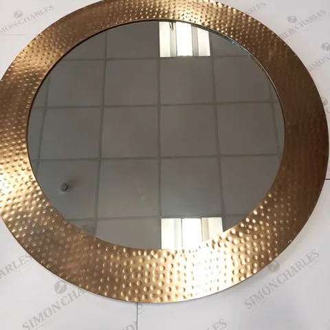 BRAND NEW BOXED MY HOME STORIES ROUND HAMMERED MIRROR