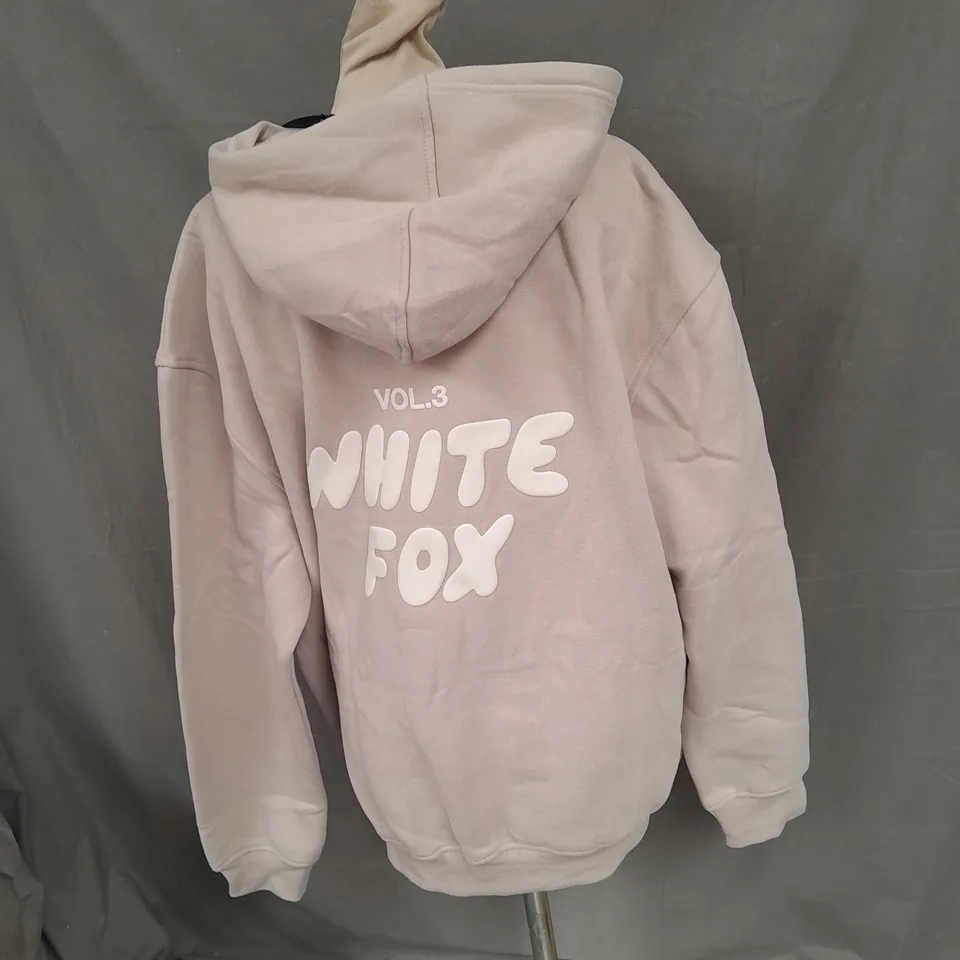 WHITE FOX OFFSTAGE HOODIE IN MOON SIZE L/XL 