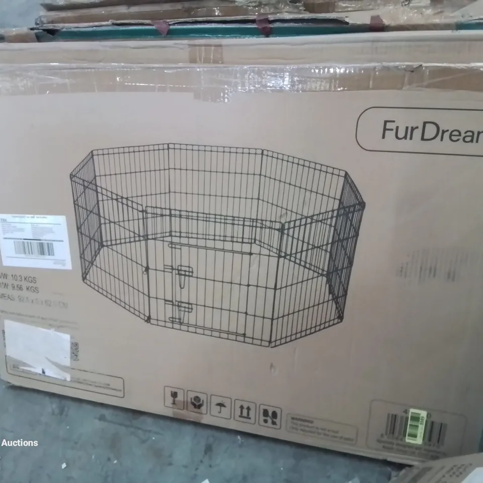 BOXED 36 INCH FOLDABLE METAL PET PLAYPEN