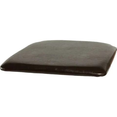 BOXED FAUX LEATHER DINING CHAIR CUSHION (SET OF 2)