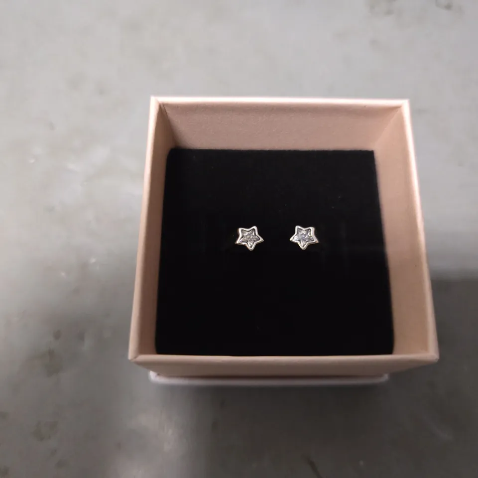 BOXED PANDORA STAR RING - SIZE UNSPECIFIED 