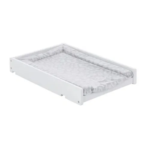 BOXED OBABY SPACE SAVER COT TOP CHANGER - WHITE (1 BOX)
