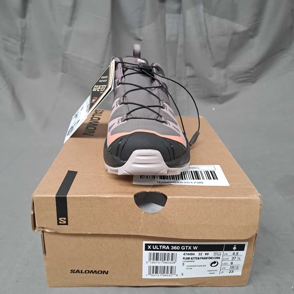 BOXED SALOMON SALOMON X ULTRA 360 GTX SHOES SIZE 4.5