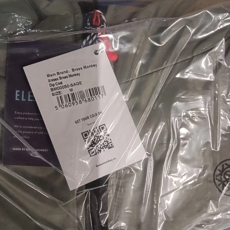 BRAND NEW BRASS MONKEY COAT - SAGE SIZE MEDIUM